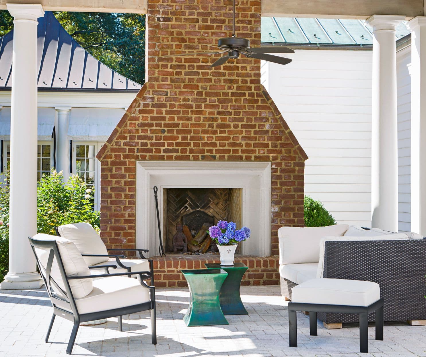 Brick patio and chimney work